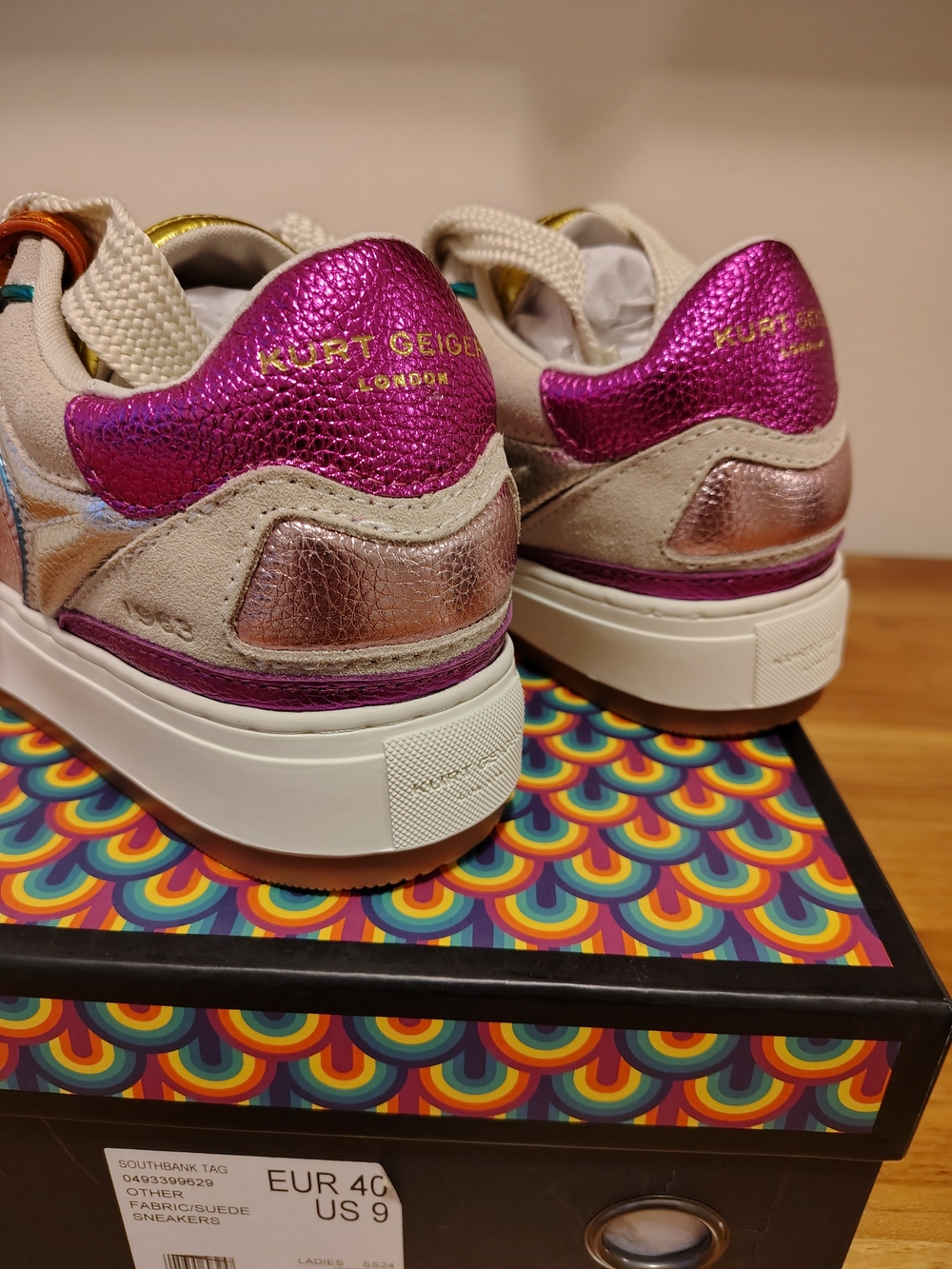 KURT GEIGER London Sneakers NWT 9US 40EUR - Picture 5 of 9